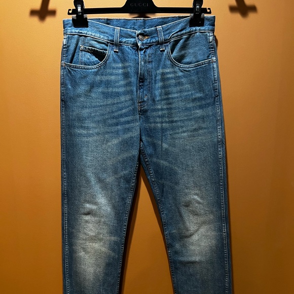 ICONIC GUCCI TIGER PATCH JEANS - Picture 2 of 7